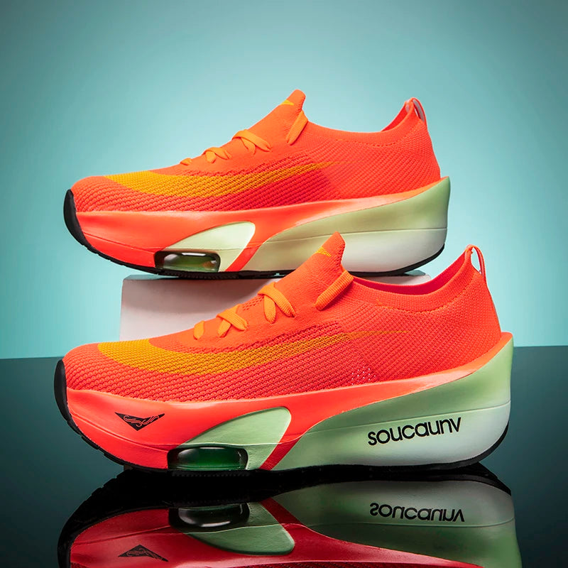 2026 New Marathon Men Running Shoes Breathable Outdoor Sports Shoes Lightweight Sneakers Comfortable Athletic Training Footwear