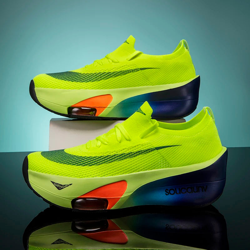 2026 New Marathon Men Running Shoes Breathable Outdoor Sports Shoes Lightweight Sneakers Comfortable Athletic Training Footwear