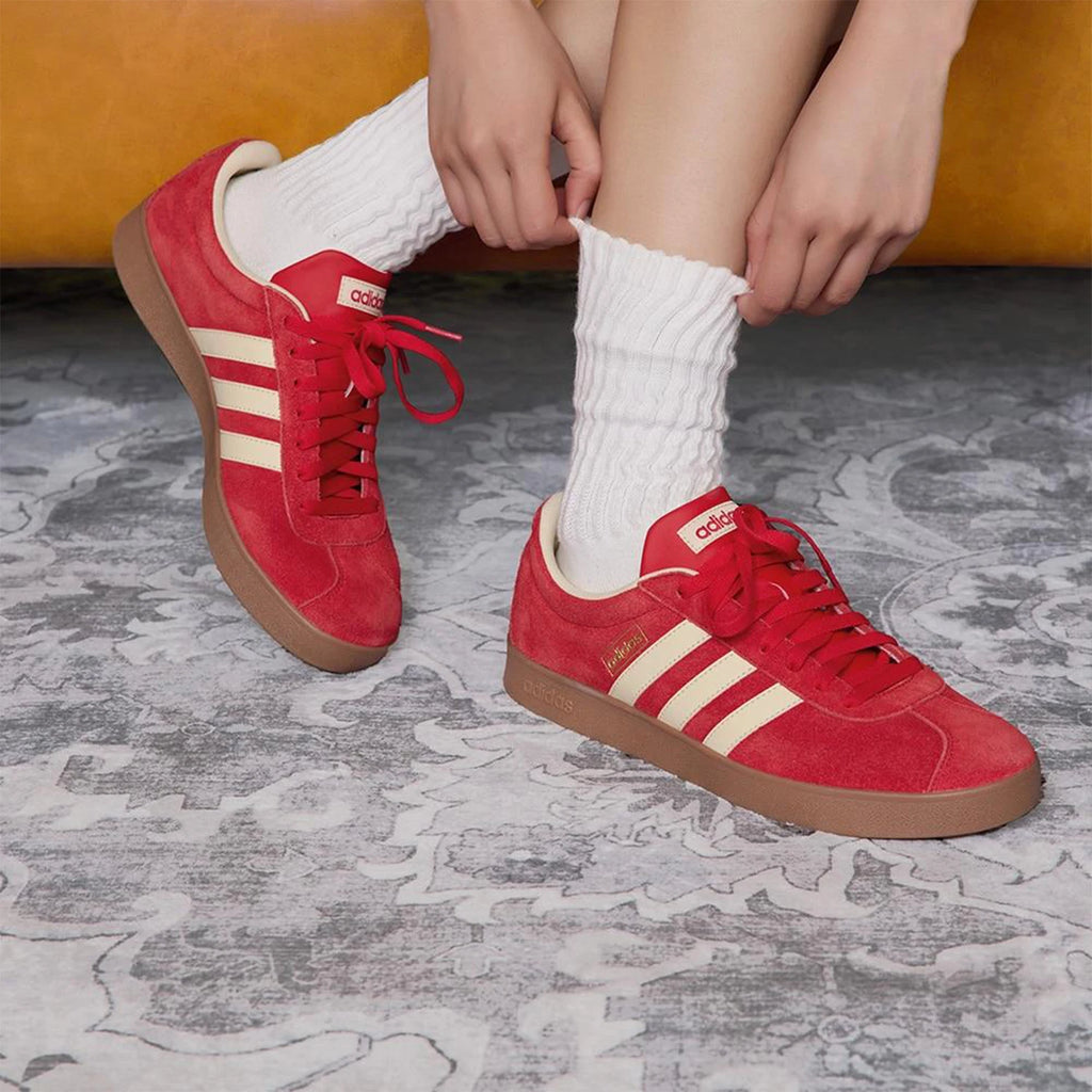 Adidas genuine VL COURT CLASSIC Unisex Suede Sneakers KK3774