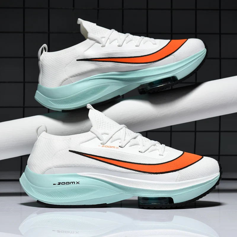Marathon Men Running Shoes Breathable Outdoor Sports Shoes Lightweight Sneakers Women Comfortable Athletic Training Footwear