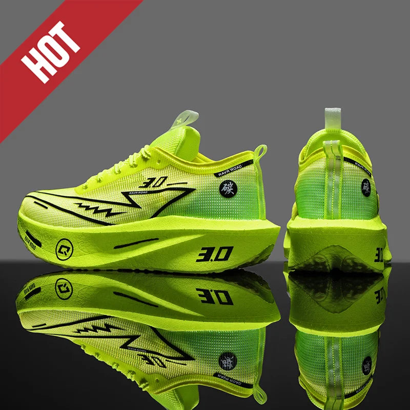 Air Running Shoes Men Sports Marathon Carbon Plate Breathable Lightweight Women Comfortable Athletic Leisure Sneakers Footwear