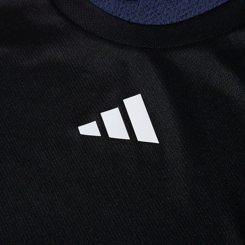Adidas Short-Sleeved Men's Aeroready Fabric Comfortable and Breathable Fitness Training Round Neck T-Shirt Ib7915