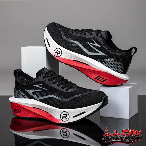2026 Air Cushion Jogging Shoes Running Shoes Carbon Board Marathon Men Sports Breathable Lightweight Women's Nonskid Sneakers