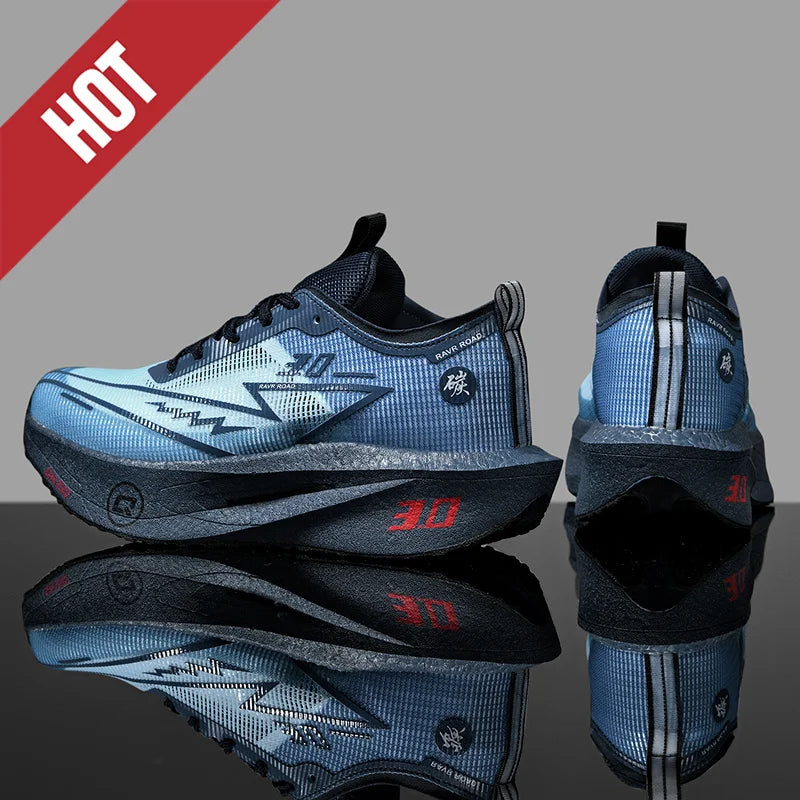 Air Running Shoes Men Sports Marathon Carbon Plate Breathable Lightweight Women Comfortable Athletic Leisure Sneakers Footwear