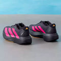 Adidas KI6903 Mens Racing Running Shoes Aurora Black Bright Pink Bright Orange Sport Sneakers