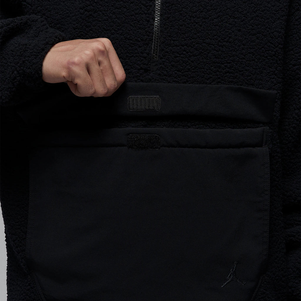 Nike Official Genuine JORDAN Men's Faux Shearling Fleece Hoodie FV7453-010