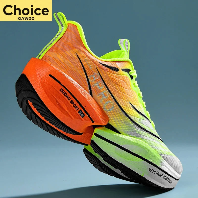 Running Shoes Marathon Carbon Board Men Sports Speciality Breathable Lightweight Women's Comfortable Athletic Nonskid Sneakers
