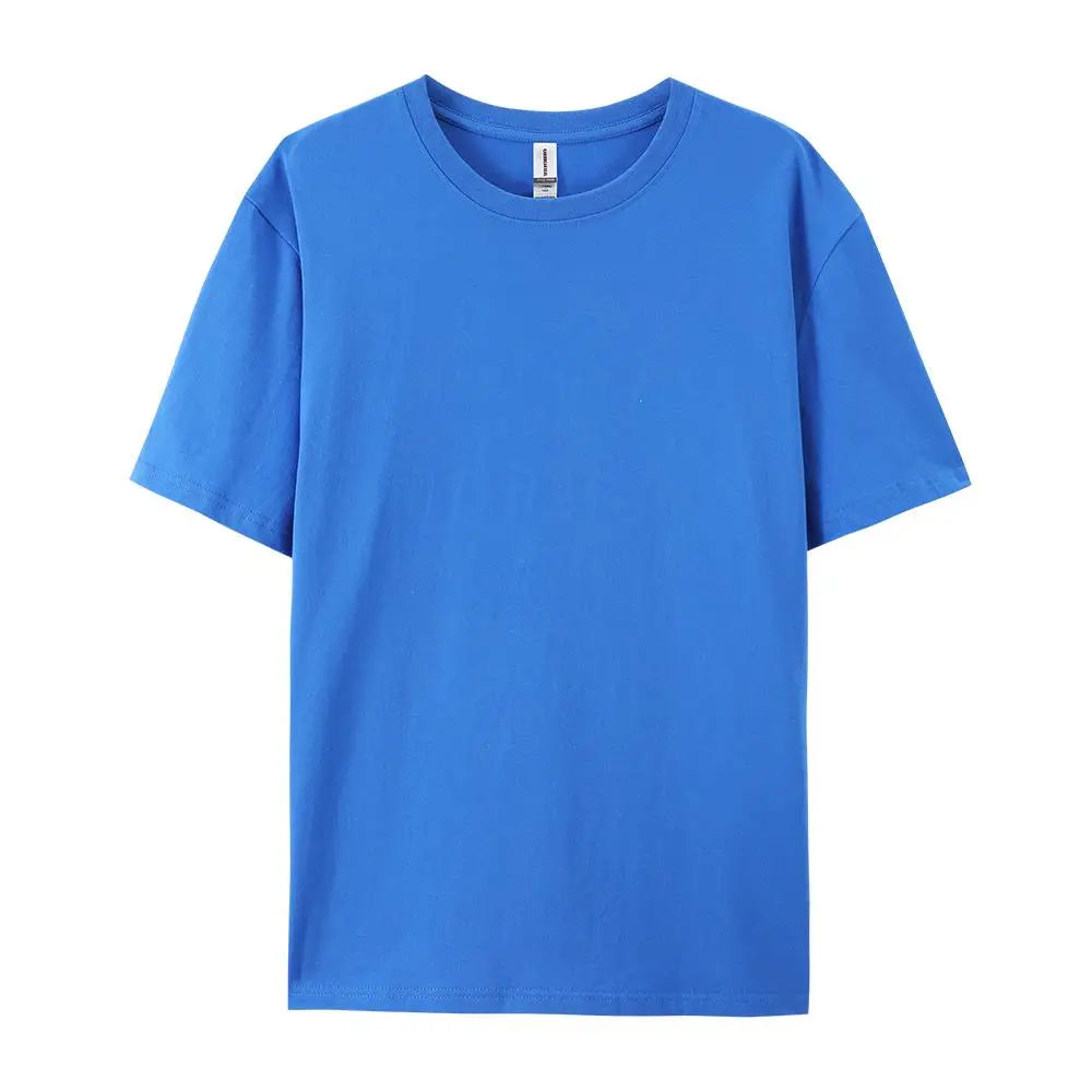 100% Cotton Solid T-shirts Women Sporty Short Sleeve Tees Fashion Casual White Black Clothing Loose O-Neck Female Summer Tops