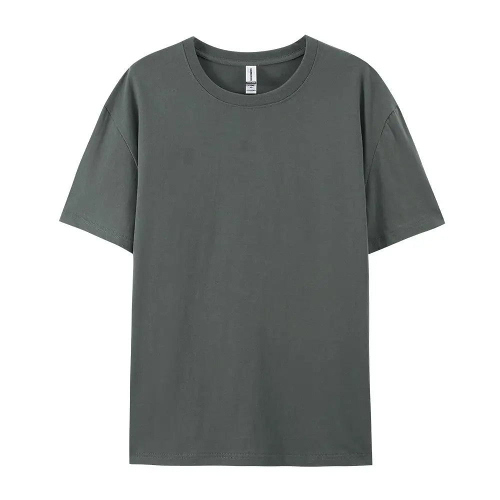 100% Cotton Solid T-shirts Women Sporty Short Sleeve Tees Fashion Casual White Black Clothing Loose O-Neck Female Summer Tops