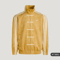 Adidas genuine clover men's and women's standing collar long sleeved loose casual jacket KT3851