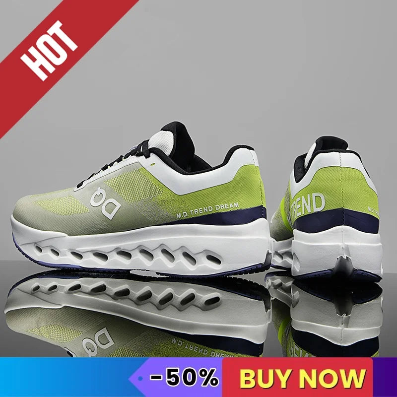 Sports Running Shoes Men Marathon Breathable Comfortable Brand Trend Women Athletic Training Outdoor Race Sneakers Air Cushion