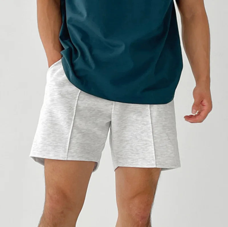 Men Summer Cotton Shorts Loose Casual Running Shorts Breathable Gym Beach Shorts Training Sport Basketball Shorts Man Clothing