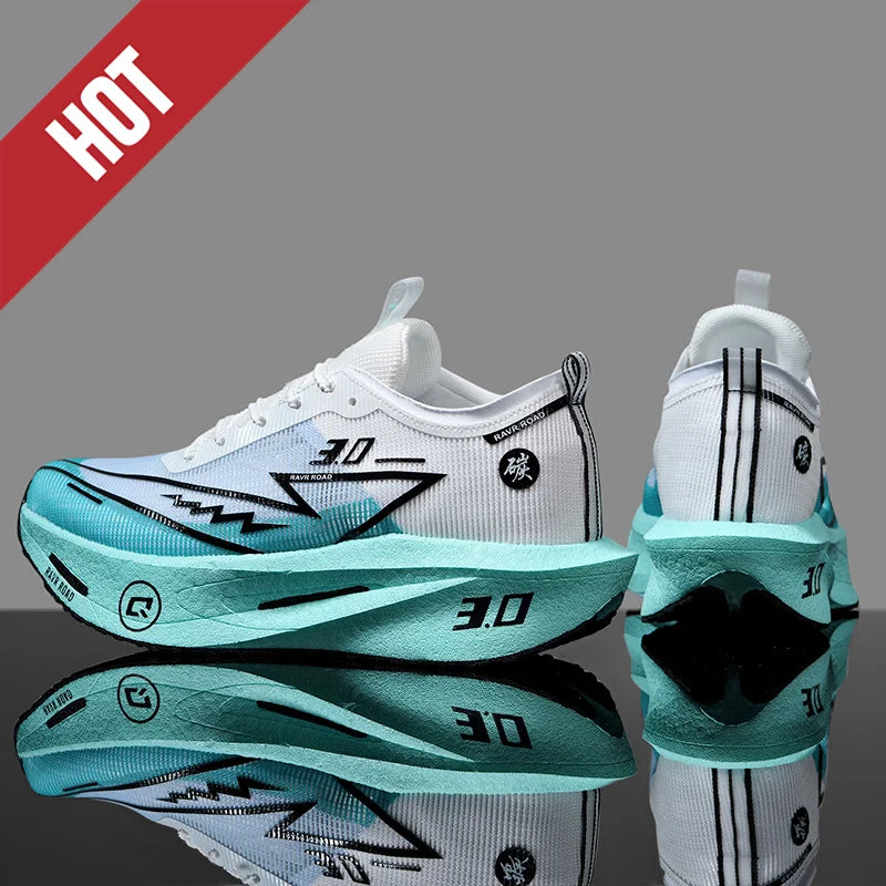 Air Running Shoes Men Sports Marathon Carbon Plate Breathable Lightweight Women Comfortable Athletic Leisure Sneakers Footwear