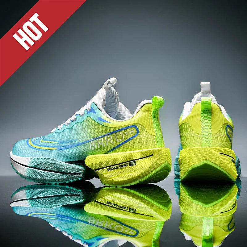 NEW Men Sports Running Shoes Off Marathon Breathable Light Comfortable Women Athletic Sneakers Jogging Tenis Air Cushion