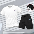 Summer Mens Tracksuit Best-Seller Casual Suit Outdoor Sports Jogging Clothing Training T-shirt Shorts 2 Pcs Sets Daily Outfits