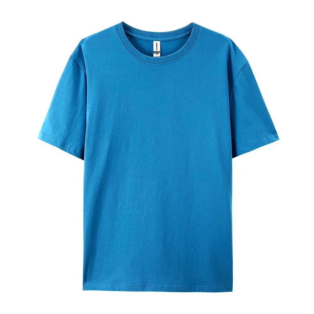100% Cotton Solid T-shirts Women Sporty Short Sleeve Tees Fashion Casual White Black Clothing Loose O-Neck Female Summer Tops