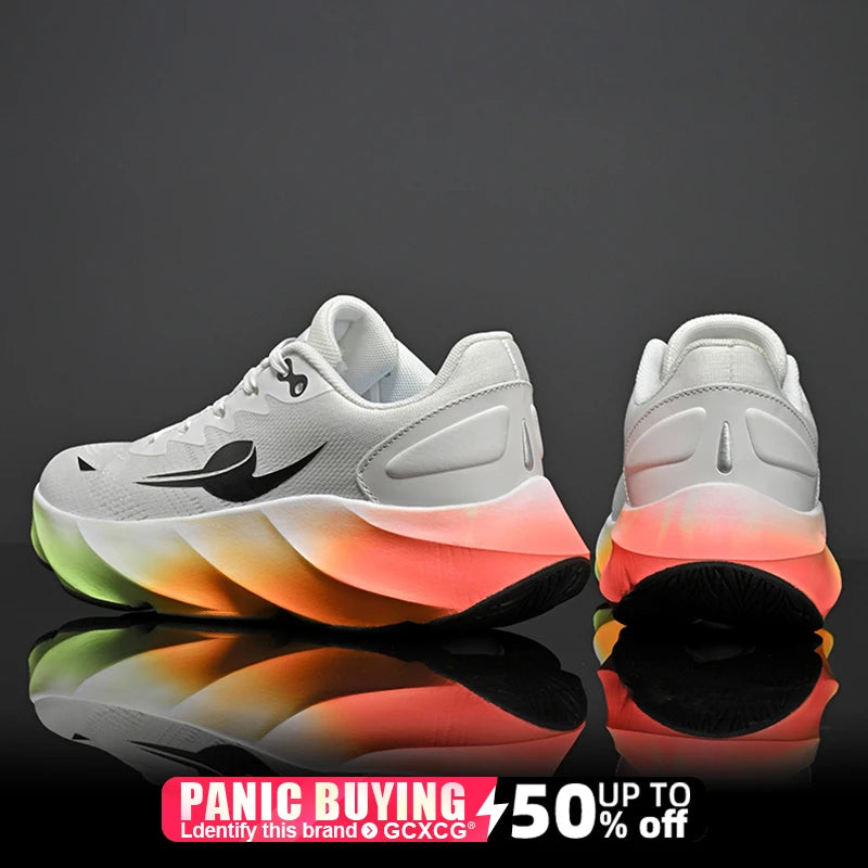 Running Shoes Carbon Board Speciality Marathon Men Sports Breathable Lightweight Women's Comfortable Athletic Nonskid Sneakers