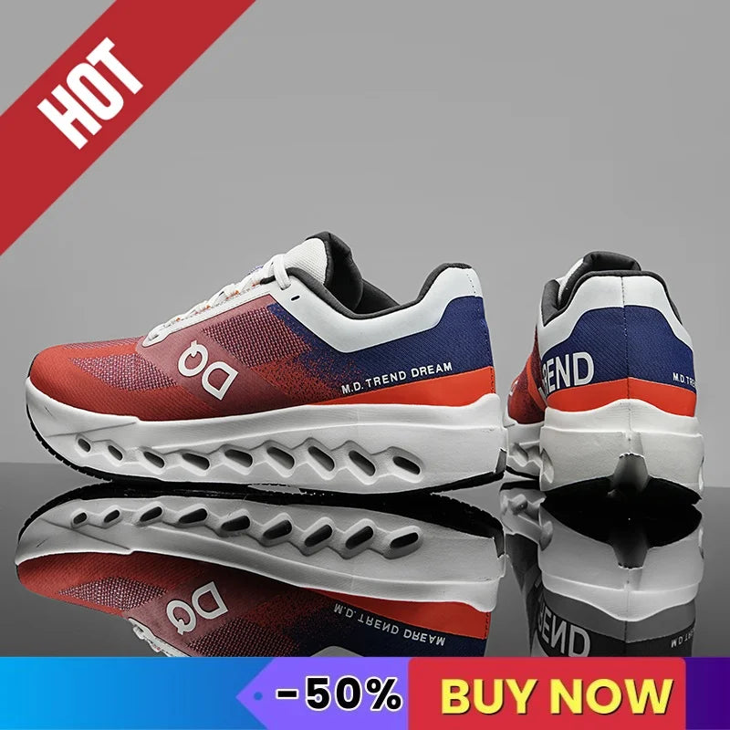 MAX Sports Running Shoes Men Marathon Breathable Comfortable Brand Trend Women Athletic Training Outdoor Sneakers Air Cushion