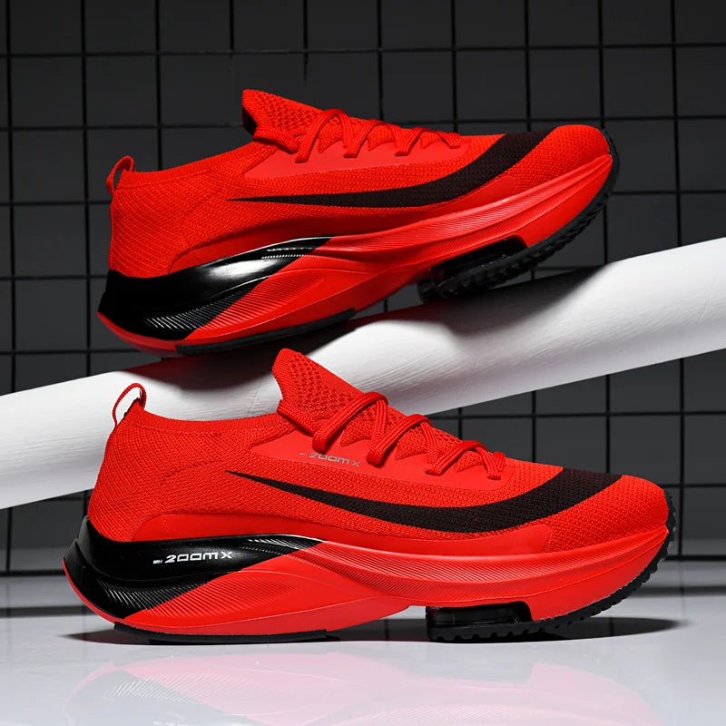 Marathon Men Running Shoes Breathable Outdoor Sports Shoes Lightweight Sneakers Women Comfortable Athletic Training Footwear