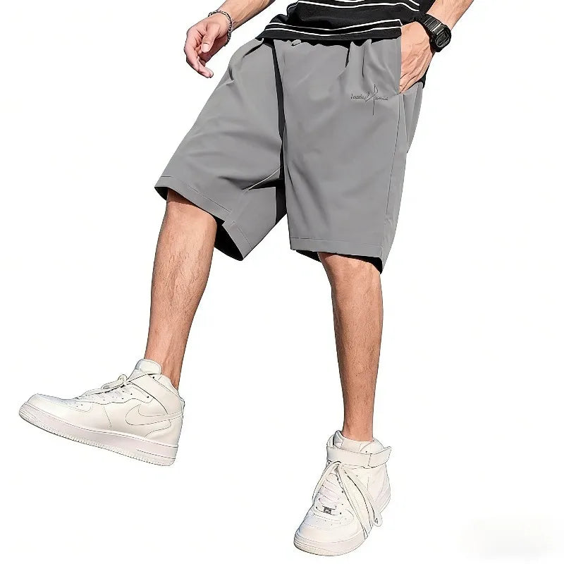 Summer Men's Loose Sports Leisure Shorts  Men Clothing Light Quick-dry Cortos Hombre Gym Shorts Basketball Shorts