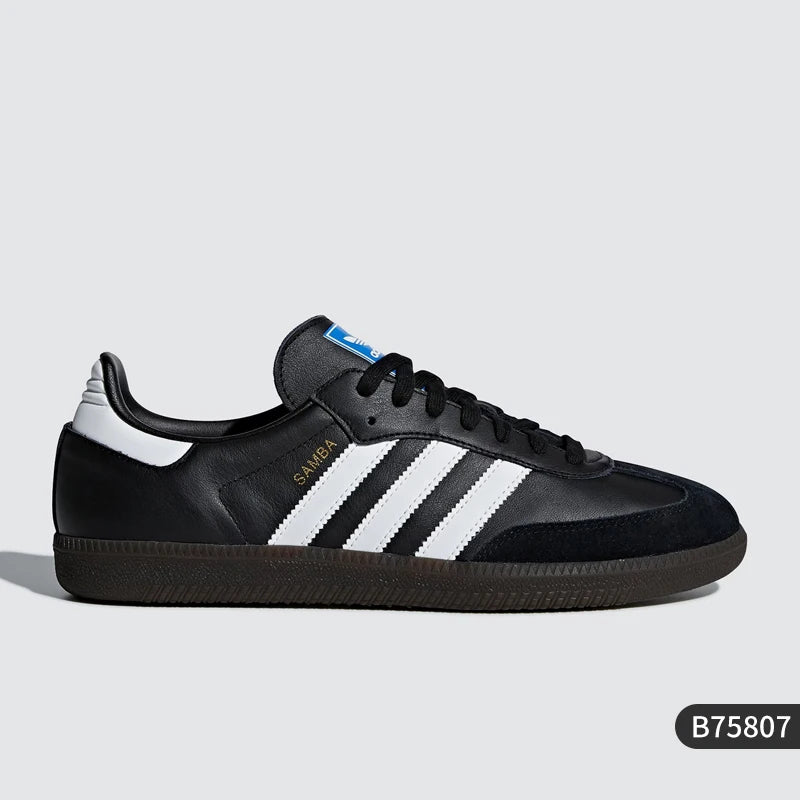 Adidas official authentic SAMBA OG clover men's and women's casual board shoes B75807