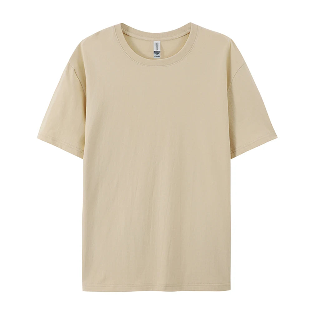 100% Cotton Solid T-shirts Women Sporty Short Sleeve Tees Fashion Casual White Black Clothing Loose O-Neck Female Summer Tops