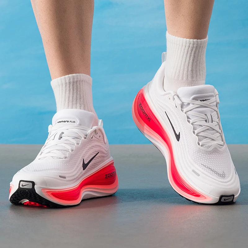 Nike Vomero Plus Men's Sports Shoes for Fitness, Long-Distance Running Training, Comfortable Cushioning, Shock-Absorbing, Wear-Resistant Running Shoes Hv8150-100