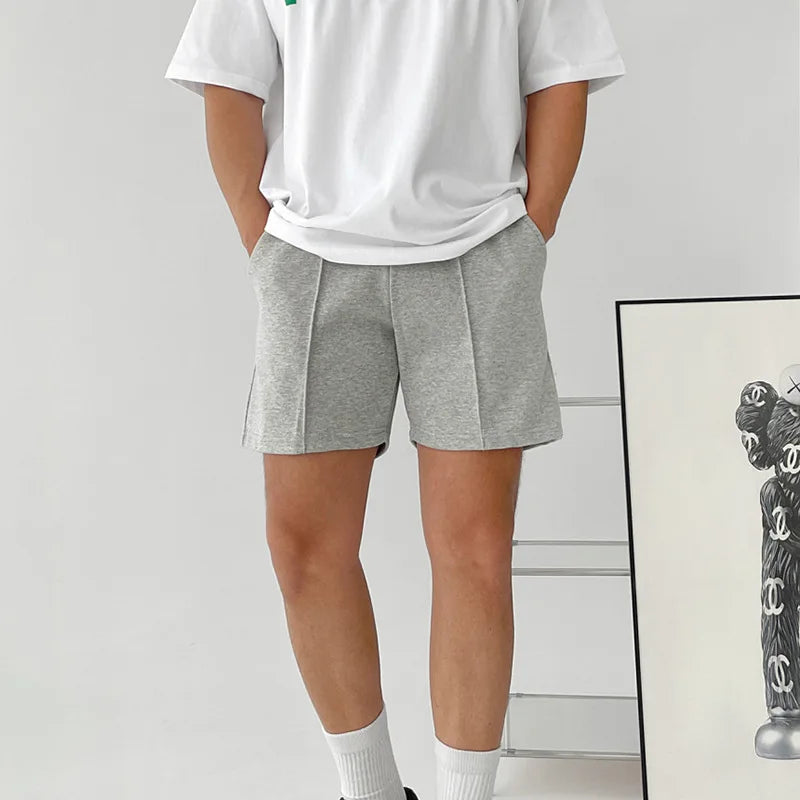 Men Summer Cotton Shorts Loose Casual Running Shorts Breathable Gym Beach Shorts Training Sport Basketball Shorts Man Clothing