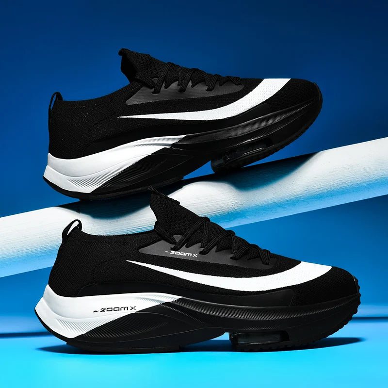 Marathon Men Running Shoes Breathable Outdoor Sports Shoes Lightweight Sneakers Women Comfortable Athletic Training Footwear