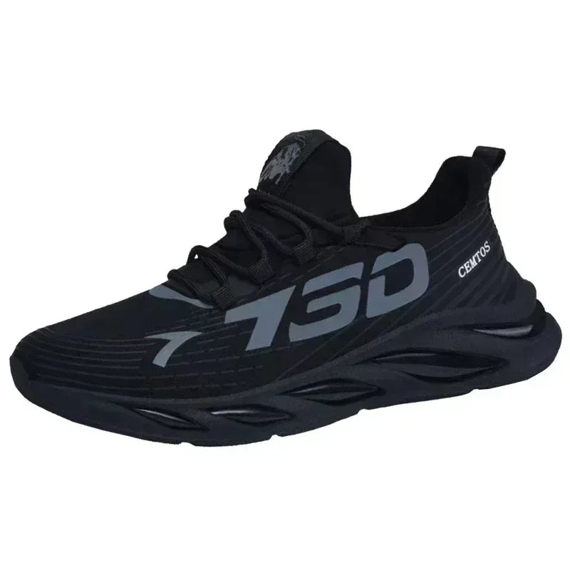 New Summer Mens Breathable Mesh Running Shoes Lightweight Sports Sneakers Fashion Trendy Brand