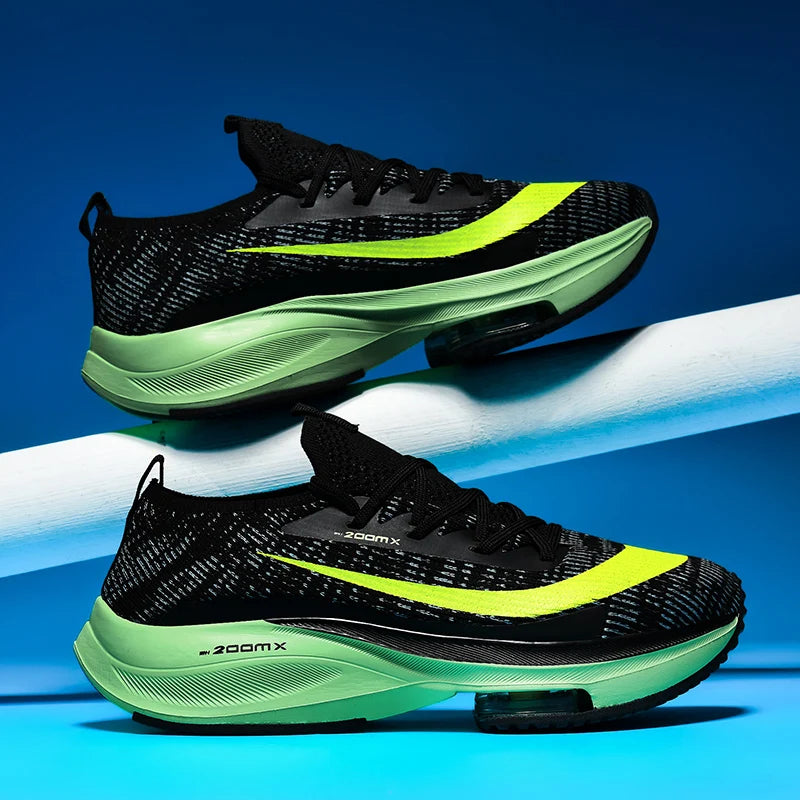 Marathon Men Running Shoes Breathable Outdoor Sports Shoes Lightweight Sneakers Women Comfortable Athletic Training Footwear