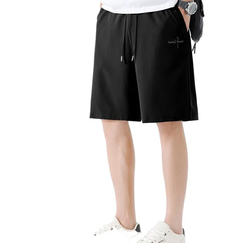 Summer Men's Loose Sports Leisure Shorts  Men Clothing Light Quick-dry Cortos Hombre Gym Shorts Basketball Shorts