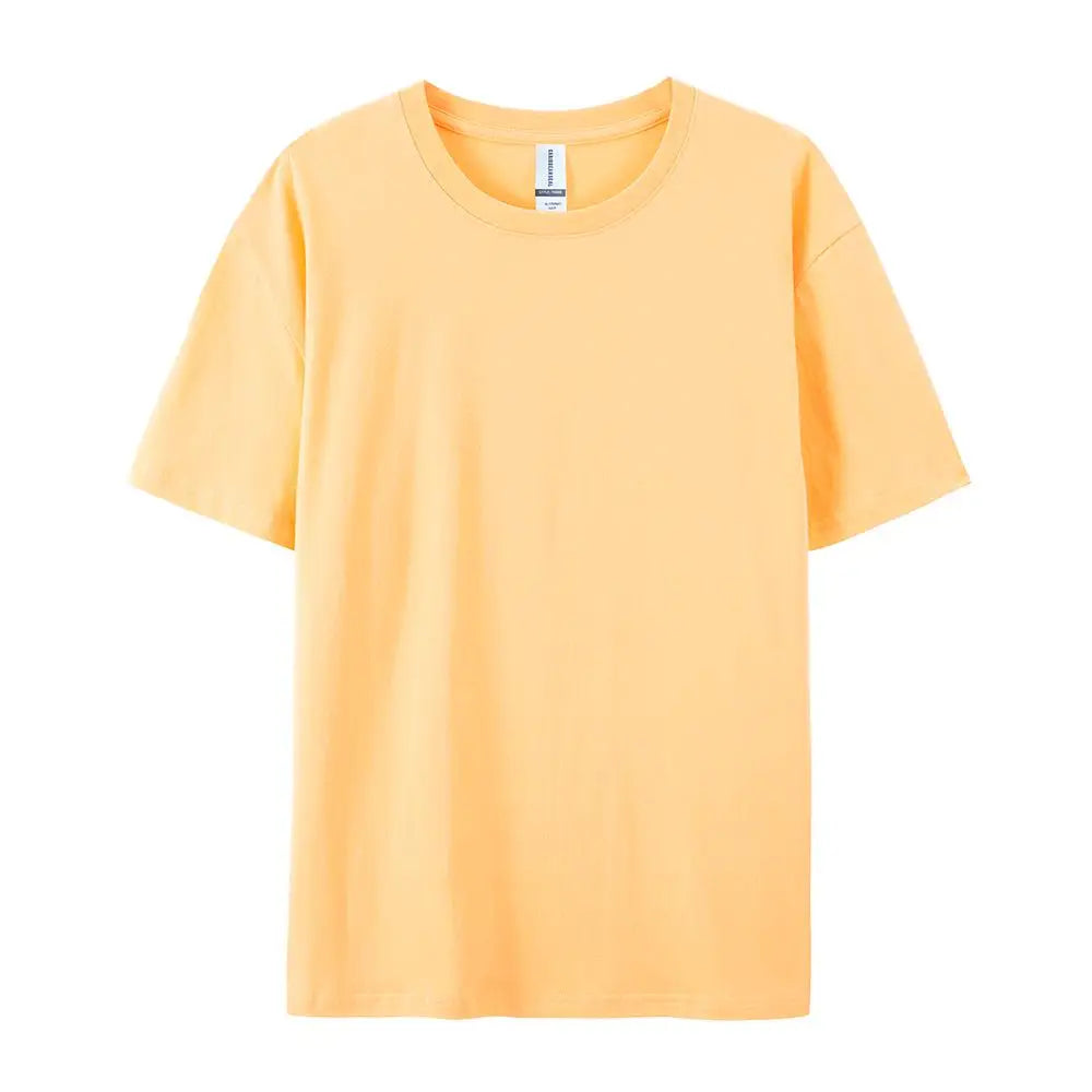100% Cotton Solid T-shirts Women Sporty Short Sleeve Tees Fashion Casual White Black Clothing Loose O-Neck Female Summer Tops