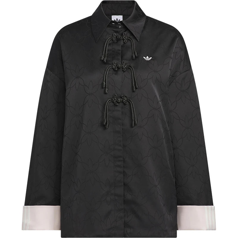 Adidas genuine 2025 Three Leaves Women's New Chinese Classic Jacket KB6407