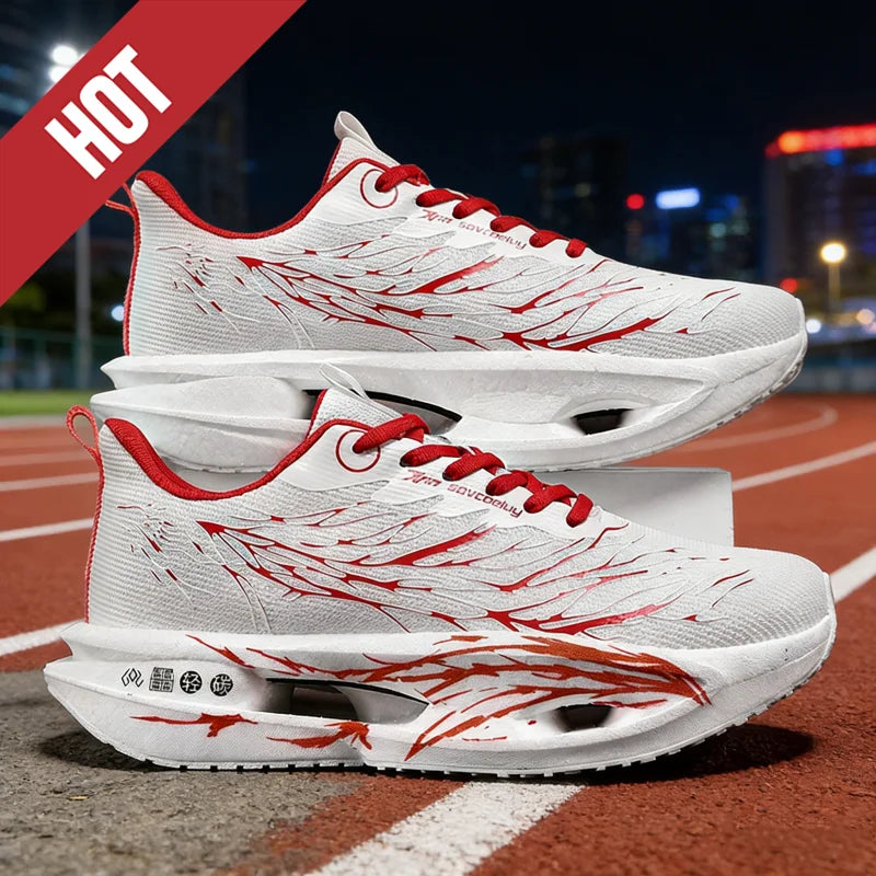 Running Shoes Carbon Board Speciality Marathon Men Sports Breathable Lightweight Women's Comfortable Athletic Nonskid Sneakers