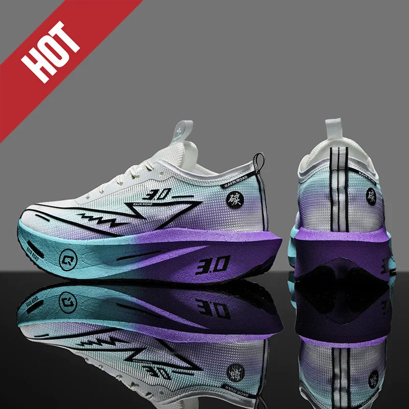 Air Running Shoes Men Sports Marathon Carbon Plate Breathable Lightweight Women Comfortable Athletic Leisure Sneakers Footwear