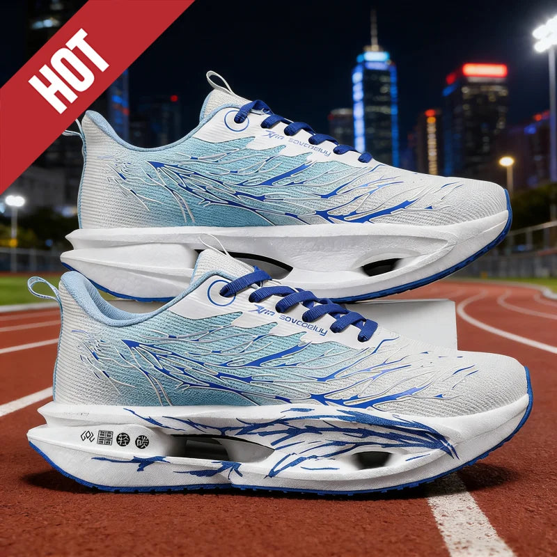 Running Shoes Carbon Board Speciality Marathon Men Sports Breathable Lightweight Women's Comfortable Athletic Nonskid Sneakers