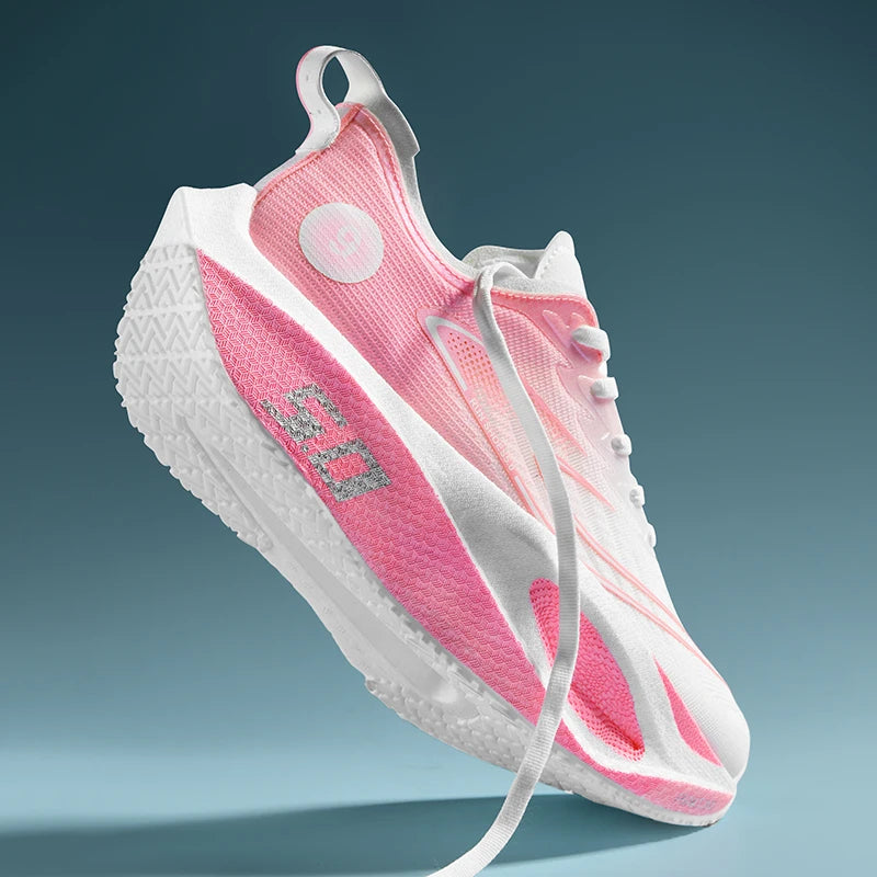 Men Casual Sports Running Shoes Carbon Board Marathon Training Breathable Women's Jogging Athletic Nonskid Walking Sneakers