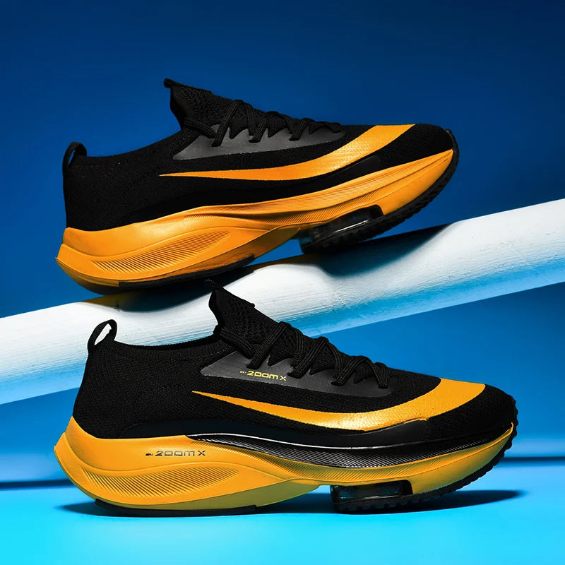 Marathon Men Running Shoes Breathable Outdoor Sports Shoes Lightweight Sneakers Women Comfortable Athletic Training Footwear