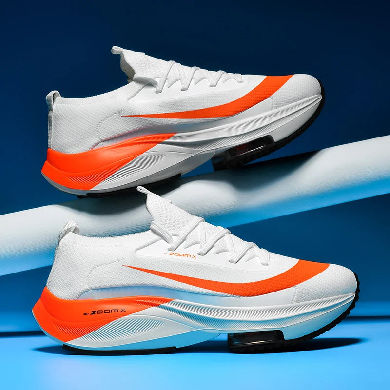 Marathon Men Running Shoes Breathable Outdoor Sports Shoes Lightweight Sneakers Women Comfortable Athletic Training Footwear