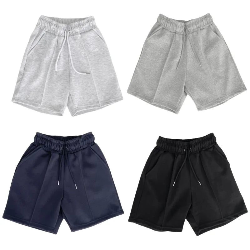 Men Summer Cotton Shorts Loose Casual Running Shorts Breathable Gym Beach Shorts Training Sport Basketball Shorts Man Clothing