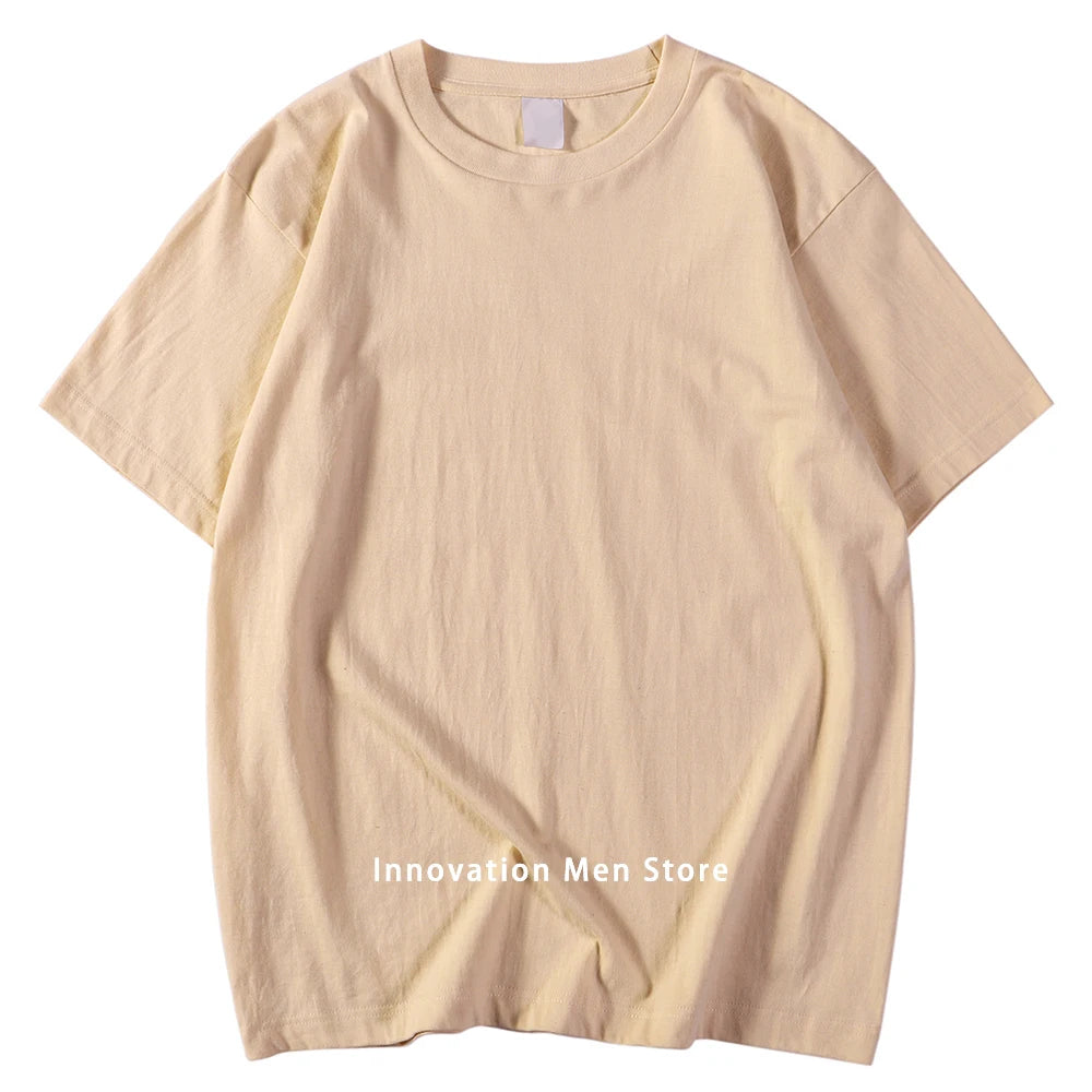14 Colors Candy Color 100% Cotton T-Shirts Men Women Oversized Short Sleeves Casual Breathable S-XXXL Tee Clothing Soft T Shirts