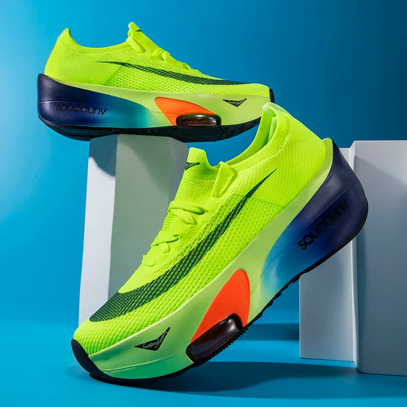 2026 New Marathon Men Running Shoes Breathable Outdoor Sports Shoes Lightweight Sneakers Comfortable Athletic Training Footwear