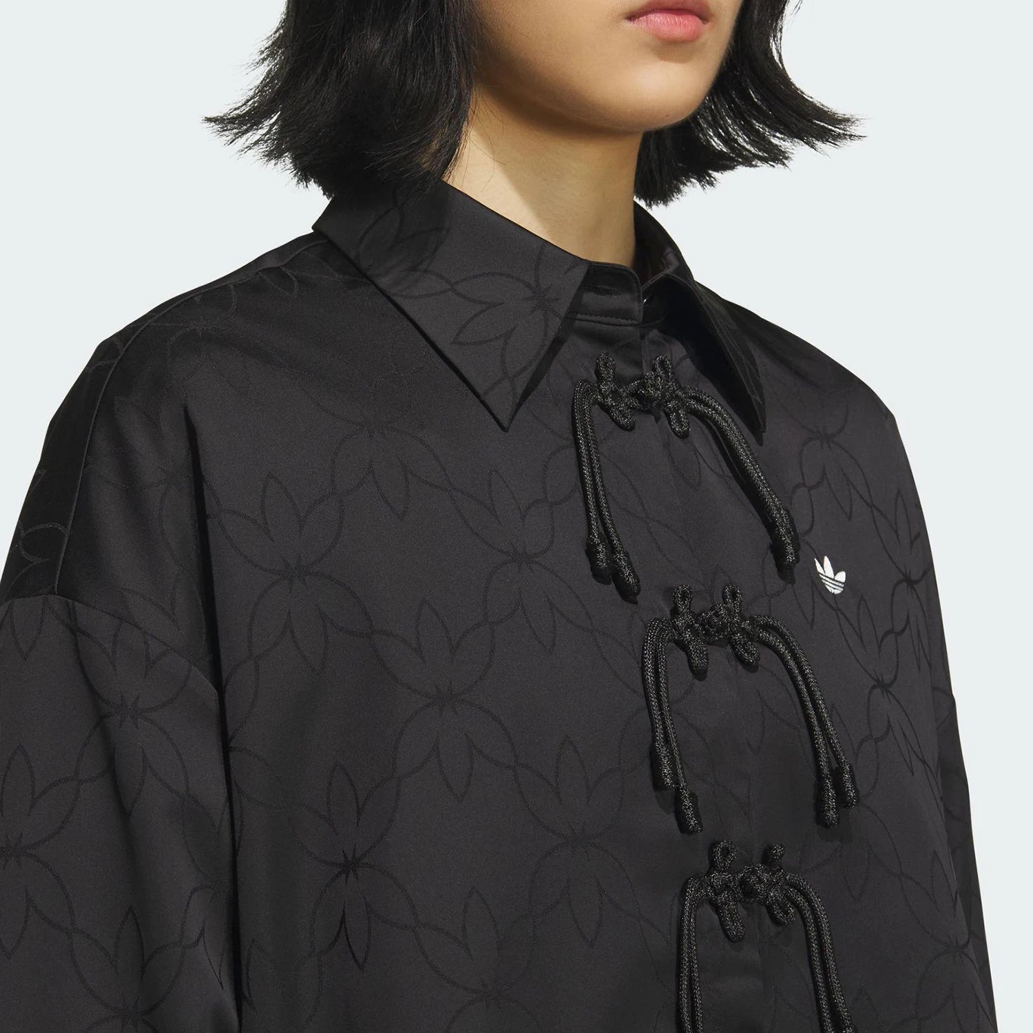 Adidas genuine 2025 Three Leaves Women's New Chinese Classic Jacket KB6407