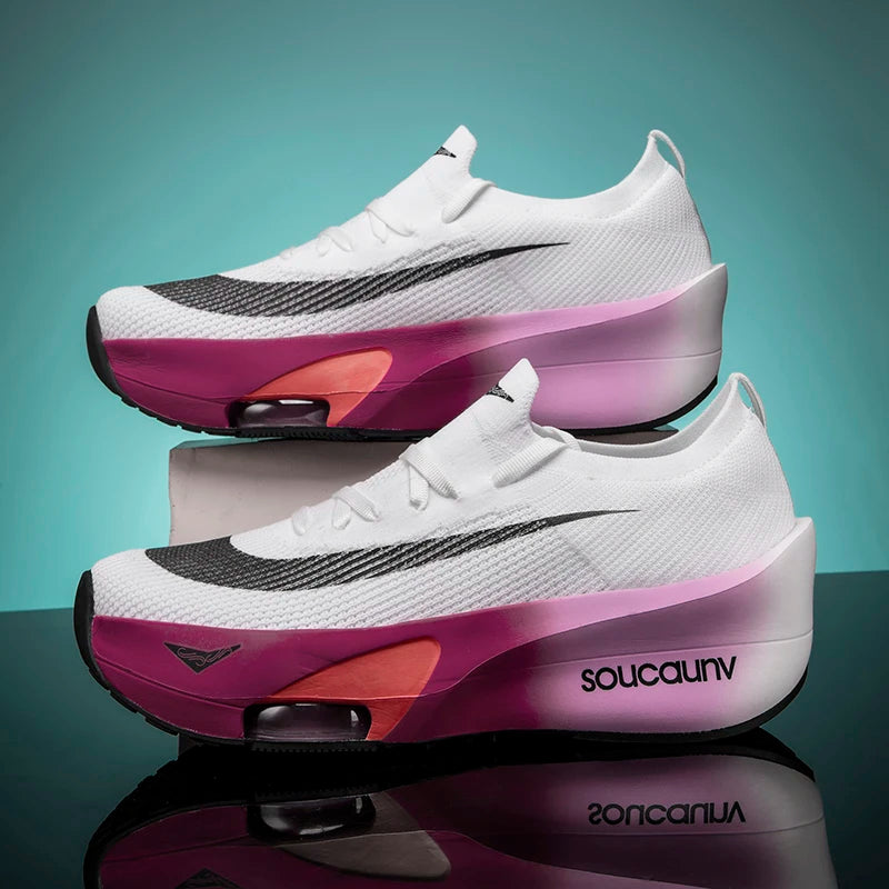 2026 New Marathon Men Running Shoes Breathable Outdoor Sports Shoes Lightweight Sneakers Comfortable Athletic Training Footwear