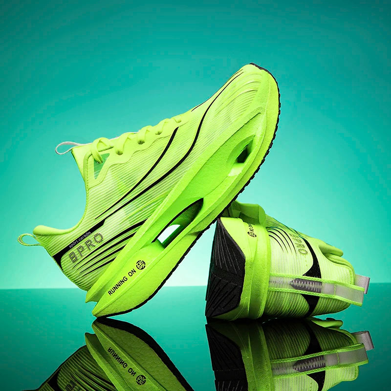 Men's Sports Shoes Carbon Plate Running Shoes Male Marathon Sneakers Racing Shock-absorbing Athletics Training Shoes for Women