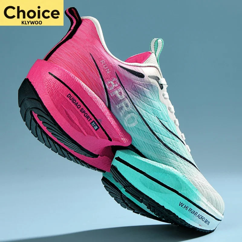 Running Shoes Marathon Carbon Board Men Sports Speciality Breathable Lightweight Women's Comfortable Athletic Nonskid Sneakers
