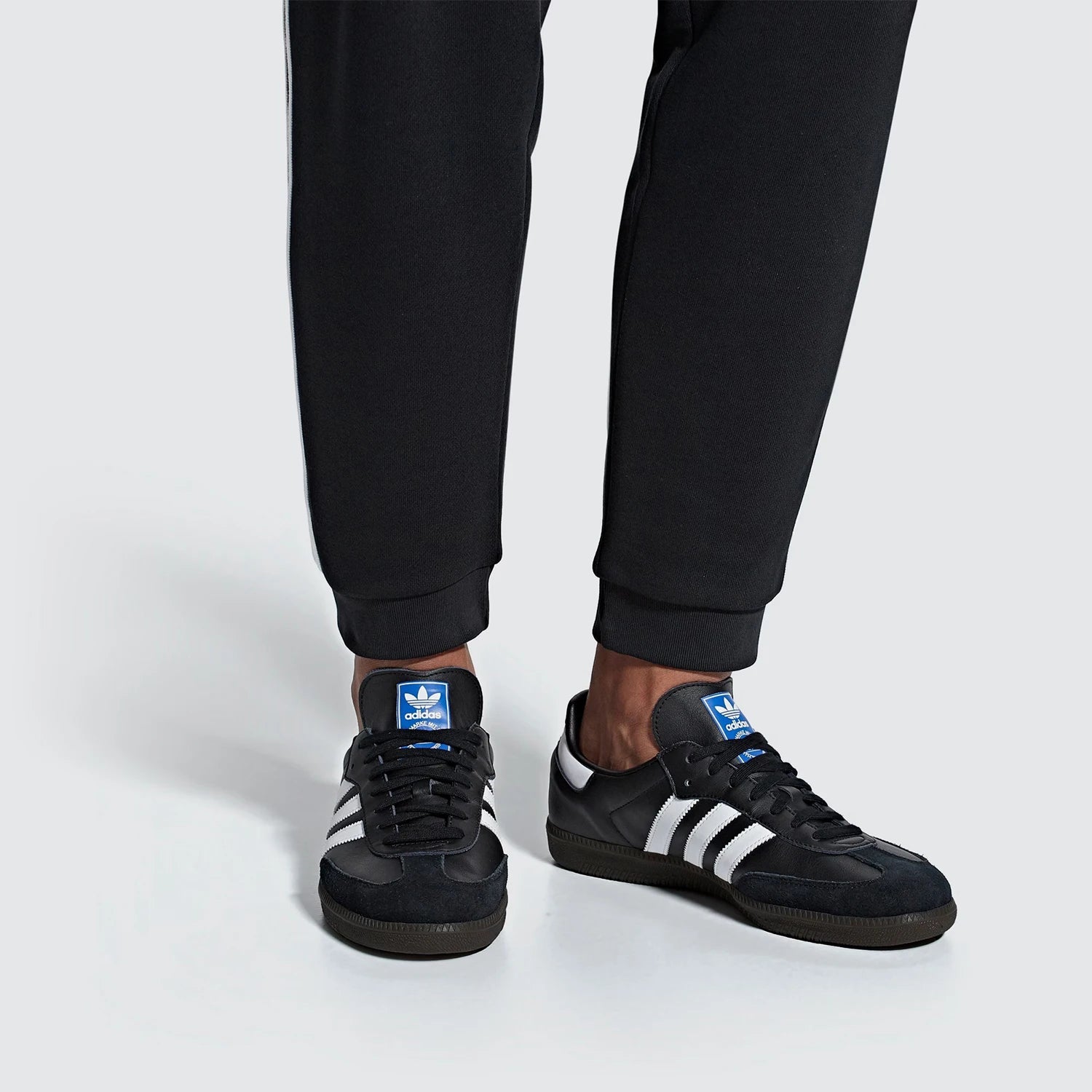 Adidas official authentic SAMBA OG clover men's and women's casual board shoes B75807