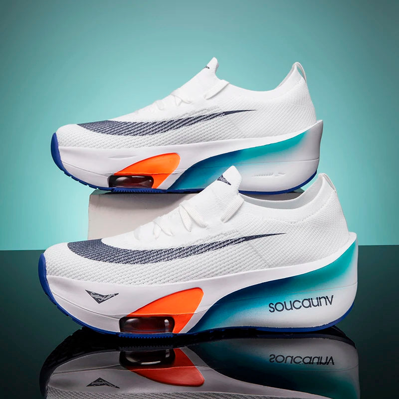 2026 New Marathon Men Running Shoes Breathable Outdoor Sports Shoes Lightweight Sneakers Comfortable Athletic Training Footwear