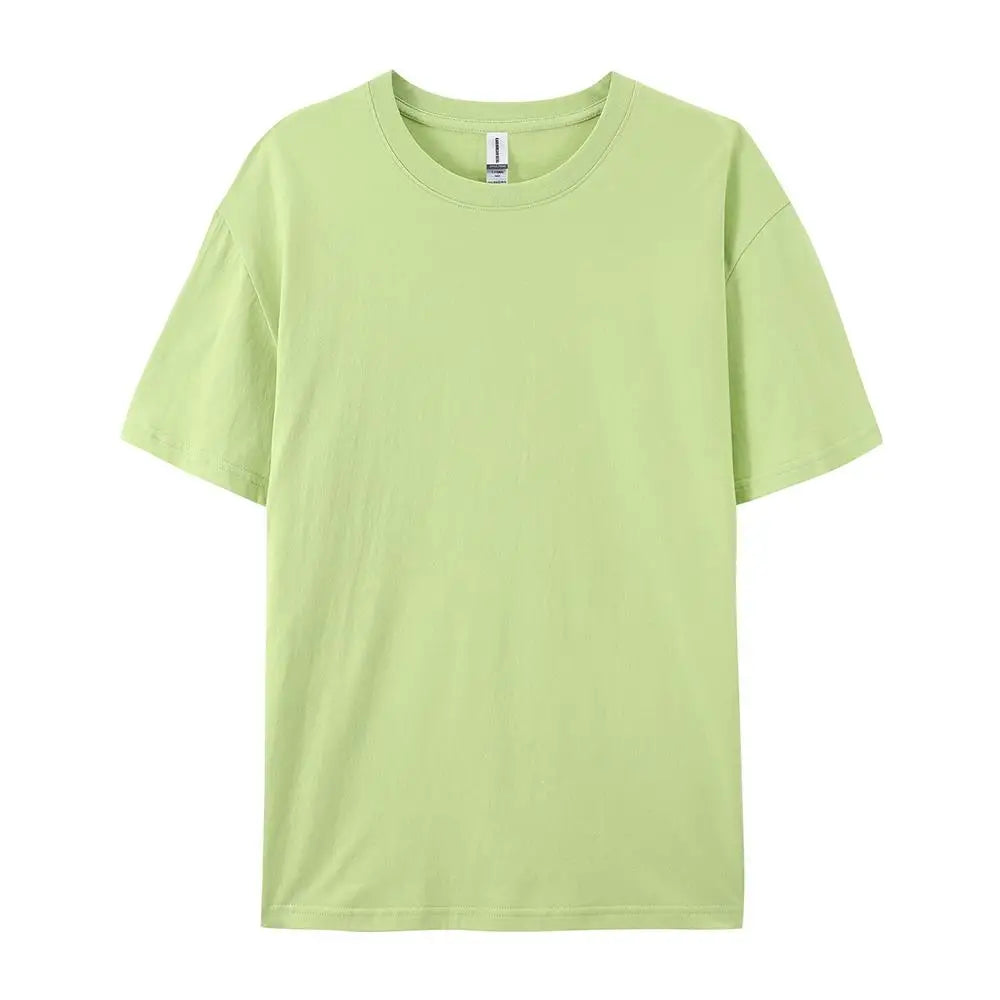100% Cotton Solid T-shirts Women Sporty Short Sleeve Tees Fashion Casual White Black Clothing Loose O-Neck Female Summer Tops